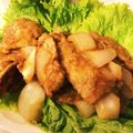 ひろぽんたまぽん's cooksnap of when they made カレー粉だけ！カレー風味の生姜焼き☆.