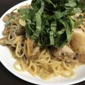 ぴあの姫's cooksnap of when they made 鶏としめじの塩レモン風味パスタ.