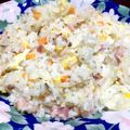 rikacooook's cooksnap of when they made 美味しくて身体に嬉しい☆酢玉ねぎ炒飯.