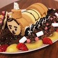 imoky's cooksnap of when they made 汽車の乗ったおっきなデコレーションケーキ.