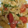 fukudoru's cooksnap of when they made やわらか鶏とトマトの炒め物.