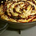 fujimina29's cooksnap of when they made 節約★冷や飯★絶品【ご飯deお好み焼き】.