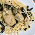 クックEWSXZZ☆'s cooksnap of when they made 天然だしパックで作る 牡蠣の和風パスタ.