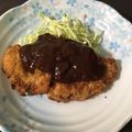 ゆき＊＊＊＊'s cooksnap of when they made 洋食屋さんの味♪デミカツ丼（ドミカツ丼）.