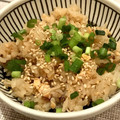 かつぞう☆'s cooksnap of when they made 簡単旨いっ♡塩鮭となめたけの炊き込みご飯.