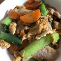 クックKE3EN9☆'s cooksnap of when they made 小松菜と豚肉の塩炒め.