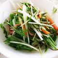 ユーロン's cooksnap of when they made 生姜を効かせた【水菜の即席漬け♪】.