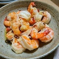 暴食の大罪's cooksnap of when they made ✾小エビのニンニクたっぷりアヒージョ✾.