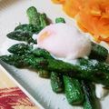 τомоко's cooksnap of when they made アスパラガスの温玉ソース添え.