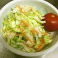 由芽15's cooksnap of when they made 袋で作る♪基本のコールスローサラダ.