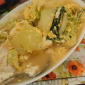 みつばちちゃげ's cooksnap of when they made 【豆腐と白菜の卵とじ♪簡単】.