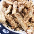 ふたごママちゃん's cooksnap of when they made ご飯がすすむ♪ 揚げごぼうの甘辛.