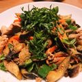 Pleasure19's cooksnap of when they made ✿大葉が香る♪茄子の胡麻味噌炒め✿.