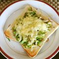 スタイリッシュママ's cooksnap of when they made 香ばしゴマ油のしらすチーズトースト☆.