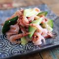 ちゃんねるゆみ's cooksnap of when they made 生桜えびときゅうりのナムル.