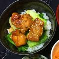 ジャイプール's cooksnap of when they made 簡単！鶏もも肉の焼き鳥丼(タレ別保存用).