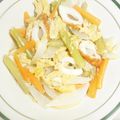 白いぐれーぷ's cooksnap of when they made 新玉ねぎとふきの卵とじ.