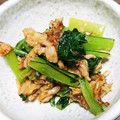 kotoume's cooksnap of when they made 小松菜とツナのマヨネーズ炒め☆お弁当に.