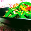 yangpa's cooksnap of when they made ご飯がっつり♡挽肉とピーマンの細切り炒め.
