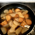 mama☆aoi's cooksnap of when they made 大根とさつま揚げの炒め煮.