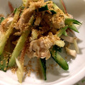 葉っぱかーさん's cooksnap of when they made ささみときゅうりとみょうがのぽん酢和え.