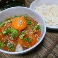 emma910's cooksnap of when they made 【ズボラ飯】サーモンのめんつゆ漬け丼.