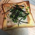 クック5BVV28☆'s cooksnap of when they made 煮物で照りチキピザ風＊筍のマヨトースト.