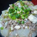 たぬきの姉's cooksnap of when they made 大根とひき肉のあんかけ丼.