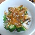 リータ☆'s cooksnap of when they made オクラとしめじのおかかあえ.