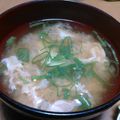 単！！'s cooksnap of when they made ふわふわ☆豆腐と卵の味噌汁.
