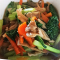 呑んべぇは友達's cooksnap of when they made 舞茸と小松菜のにんにくしょうゆバター炒め.