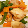 はみころ's cooksnap of when they made 鶏胸肉とピーマン＆人参の甘辛炒め.