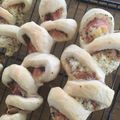 qmc935's cooksnap of when they made 簡単♡手捏ねでこんがりチーズベーコンエピ.