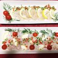 kiki☆cafe's cooksnap of when they made クリスマスにも☆超簡単！鯛のカルパッチョ.