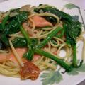 台所のノア's cooksnap of when they made スモークサーモンで柚子パスタ.