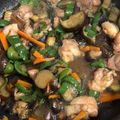 りらくっきんぐ's cooksnap of when they made 美味！鶏ももと茄子の照り焼き♪.