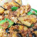 kimimaruo's cooksnap of when they made 茄子の肉みそ炒め☆麻婆の素いらずコツ満載.