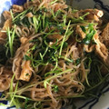 shyokoko's cooksnap of when they made しらたきと油揚げと豆苗の炒め煮.