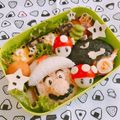 ミファソ's cooksnap of when they made キャラ弁♡ スーパーマリオ.