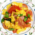 こげ岡's cooksnap of when they made トマトと卵のふんわり炒め.