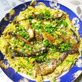 ふれんでぃあ's cooksnap of when they made さんまの蒲焼缶詰の柳川風.