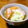 猫のオソマ's cooksnap of when they made カリフラワーと白菜のスープ煮.