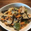 ひよこのけ's cooksnap of when they made ぶなぴーと豚肉のマヨ粒マスタード醤油炒め.