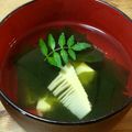 chou*'s cooksnap of when they made たけのこのお吸い物.