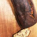 t104's cooksnap of when they made ノンオイルDEバナナあずきパウンドケーキ.