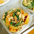さおとメロンぱん's cooksnap of when they made 鶏ささみの油揚げと水菜のごま和え♪.