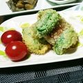 cocoroの扉's cooksnap of when they made ウインナーとピーマンのミニ串カツ.