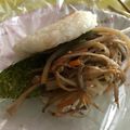 まいうぅ's cooksnap of when they made ☆きんぴらライスバーガー☆モスみたい♪.