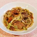 Richland☆Y's cooksnap of when they made 焼きうどん.