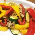 菜つ実☆ミ's cooksnap of when they made パプリカ～ズッキーニのコンソメ炒め.